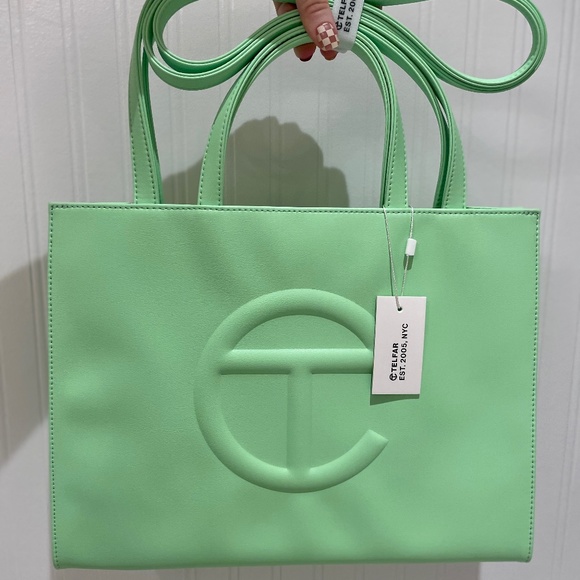 Telfar Bags 2 Telfar Brand New Mint Green Medium Poshmark
